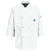 Eight Pearl Button Chef Coat with Thermometer Pocket Thumbnail
